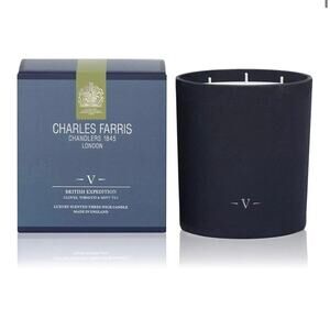 Charles Farris V British Expedition 3 Wick Candle New in box